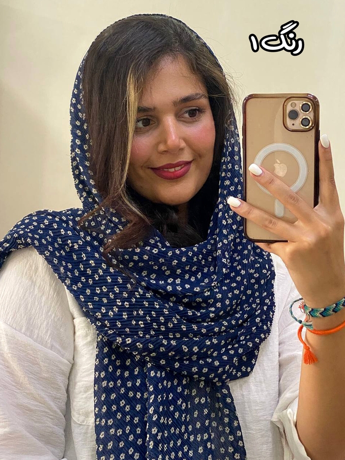 شال نخی گل ریز