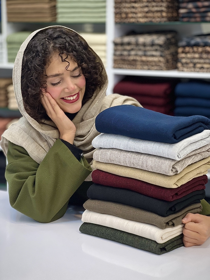 شال بافت لبه ترک