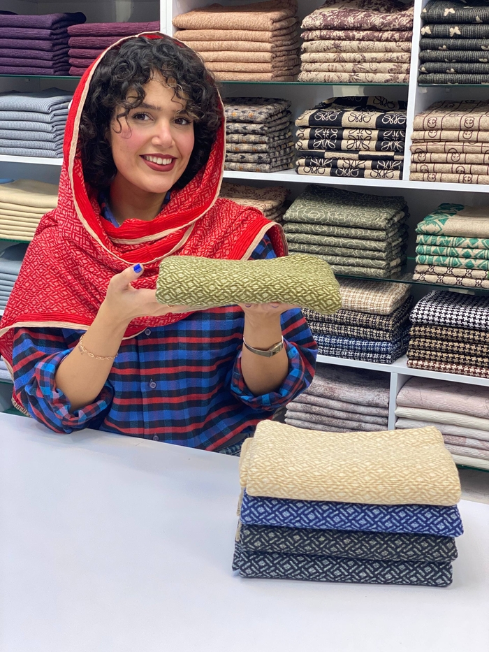 شال پاییزه وارداتی مربعی