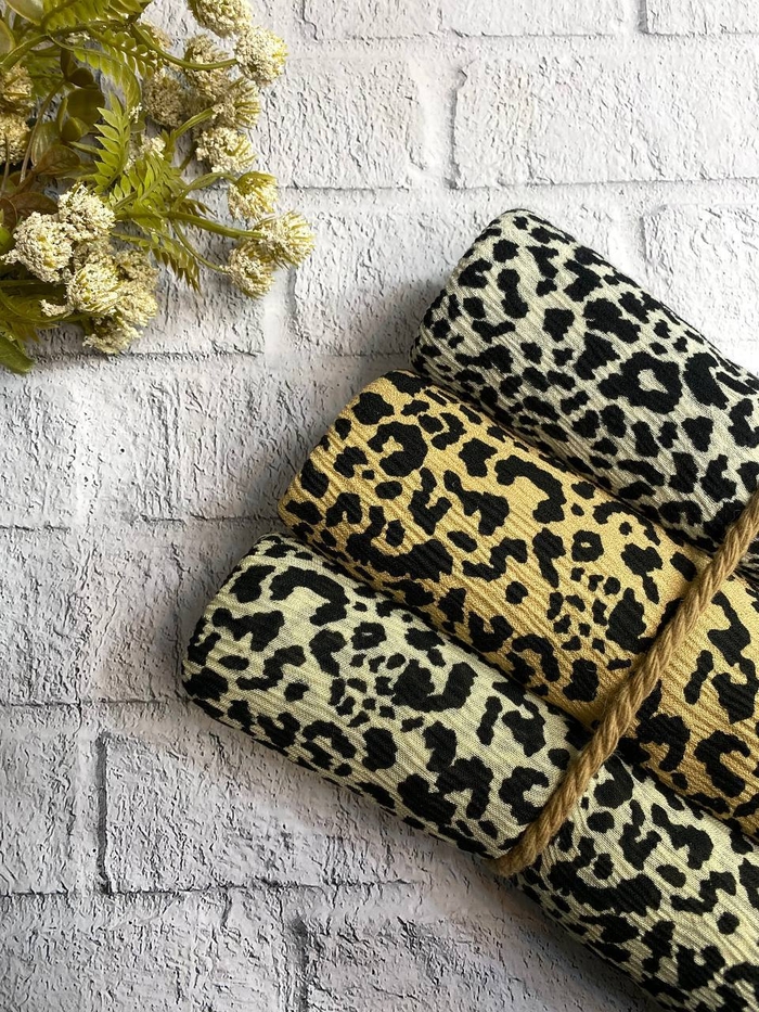 شال برشکا پاییزه پلنگی 