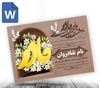 دانلود طرح افقی اعلامیه ترحیم مادر word