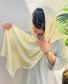 شال پلیسه برشکا پارت زرد کره‌ای وارداتی کد۱۴۸