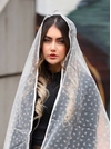 شال توری مخملی پاپیونی وارداتی کد۱۴۴