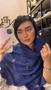 شال حریرنخ پاپیونی وارداتی کد۹۱