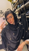 شال حریرنخ پاپیونی وارداتی کد۹۱