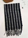 بیگ اسکارف حوله ای پارت مشکی وارداتی کد290