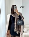 شال موهر خطی ریش فتیله‌ای وارداتی کد۲۸۷