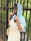 شال گاندوزی لبه موجی وارداتی کد۱۹۶