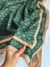 شال مخمل ‌سبز پاییزه کد۲۵۲