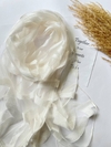 شال حریرنخ شیشه‌ای پارت سفید وارداتی کد۱۹۴