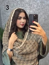 شال برشکا پاییزه کرم دورخز وارداتی کد۲۶۳