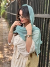 شال گاندوزی لبه موجی وارداتی کد۱۹۶
