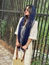 شال گاندوزی لبه موجی وارداتی کد۱۹۶