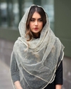 شال توری مخملی پاپیونی وارداتی کد۱۴۴