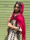 شال حریر پلیسه زارا وارداتی کد۱۹۸