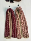 شال پلیسه برشکا گندمی قلاب بافی کد۲۸۱