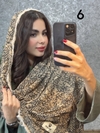 شال برشکا پاییزه کرم دورخز وارداتی کد۲۶۳