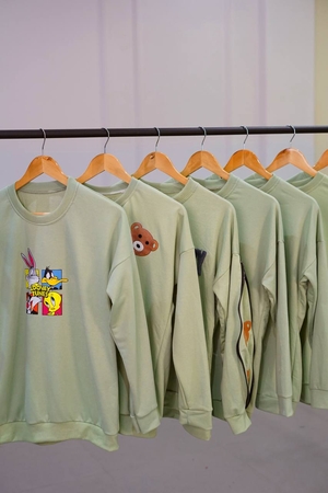 دورس نخ پنبه پارت سبز سدری کد1013