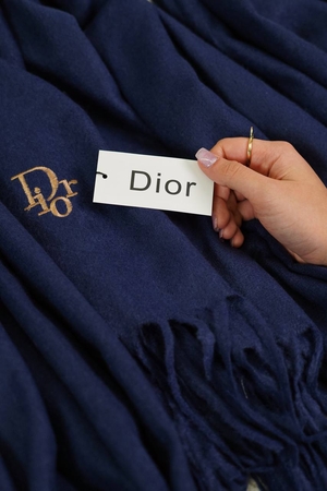 شال موهر حوله‌ای ریش فتیله‌ای سرمه‌ای وارداتی کد312