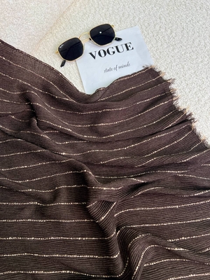 شال کنفی خطی دورریش کد292