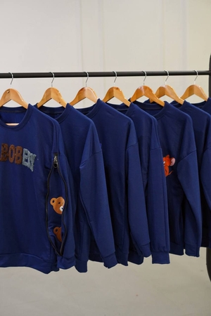 دورس نخ پنبه پارت سرمه‌ای کد1008