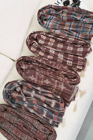 شال برشکا بهاره لمه‌دار کد320