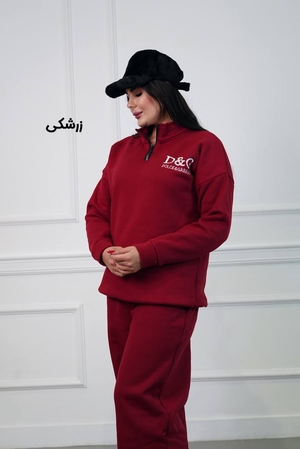 ست دورس سه نخ D&G نیم زیپ کد1006