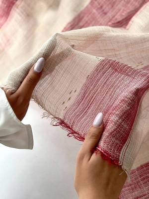 شال کنفی طلاکوب دورریش وارداتی کد۱۴۶