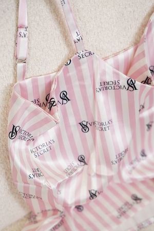 ست تاپ شورتک ساتن ویکتوریا سکرت کد1040