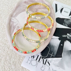 بنگل استیل میناکاری کد۱۰۴۹