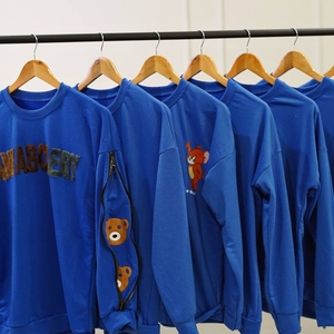 دورس نخ پنبه پارت آبی کاربنی کد1017