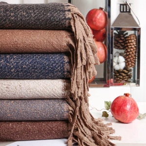 بیگ اسکارف حوله ای دونه برفی وارداتی کد291