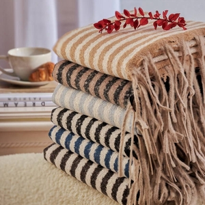 شال موهر دورو راه راه وارداتی کد۲۷۲