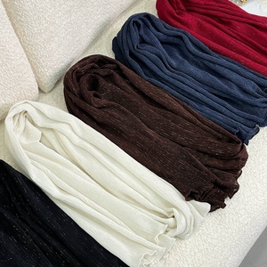 شال پلیسه نخی لمه دار پاییزه کد۲۹۸