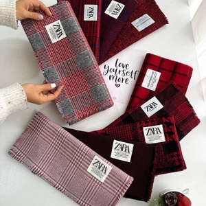شالگردن پینترستی پارت چری وارداتی ZARA کد2