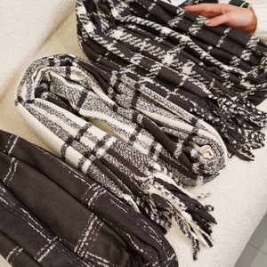 شال موهر حوله‌ای ریش فتیله‌ای وارداتی کد308