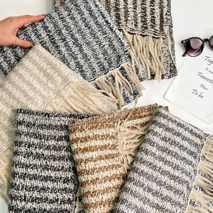 بیگ اسکارف حوله‌ای طرح گلیمی وارداتی کد293