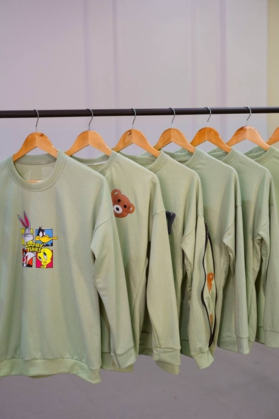 دورس نخ پنبه پارت سبز سدری کد1013