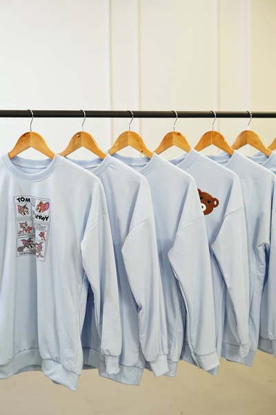 دورس نخ پنبه پارت آبی یخی کد1016