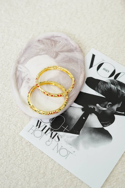 بنگل استیل میناکاری کد۱۰۵۱