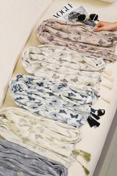 شال پلیسه برشکا ‌پروانه‌ای وارداتی کد310