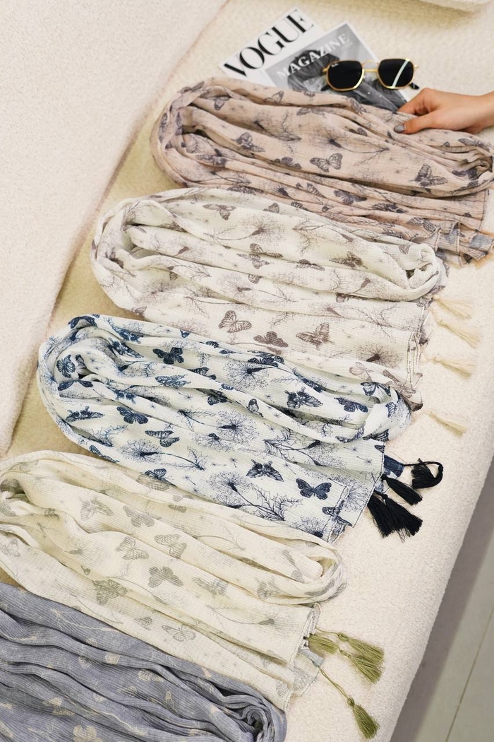 شال پلیسه برشکا ‌پروانه‌ای وارداتی کد310